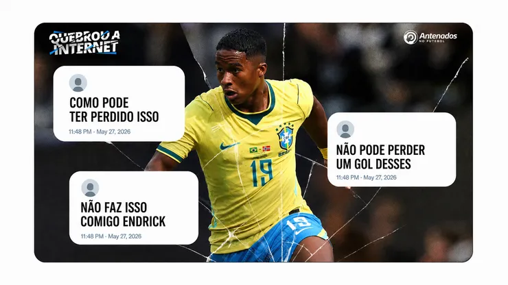 Endrick, jogador da Seleção Brasileira. Foto: Buda Mendes/Getty Images