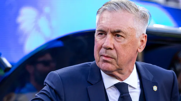 O italiano Carlo Ancelotti tecnico da Selecao Brasileira durante partida contra o Marrocos no estadio MetLife Stadium pelo campeonato Copa Do Mundo 2026. Foto: Rodolfo Buhrer/AGIF