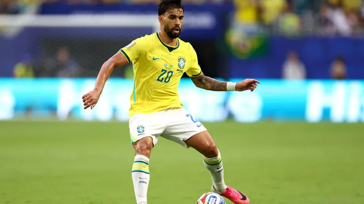 Paquetá atuando pela Seleção na Copa do Mundo 2026. Foto: Megan Briggs/Getty Images