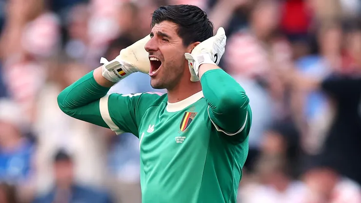 Courtois após o confronto contra os Estados Unidos na Copa do Mundo de 2026.