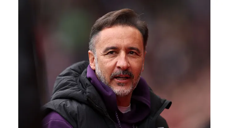 SUNDERLAND, ENGLAND - OCTOBER 18: Vitor Pereira, Manager of Wolverhampton Wanderers, looks on prior to the Premier League match between Sunderland and Wolverhampton Wanderers at Stadium of Light on October 18, 2025 in Sunderland, England. (Photo by George Wood/Getty Images)