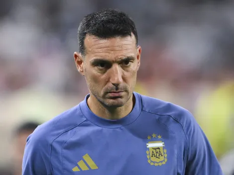 Scaloni chora após vitória da Argentina