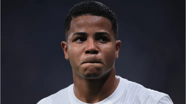 Wesley durante confronto entre Corinthians e Vitória no Brasileirão de 2024.
