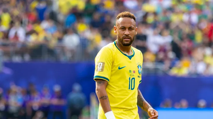 ESTADOS UNIDOS - NOVA YORK - 05/07/2026 - COPA DO MUNDO 2026, BRASIL X NORUEGA - Neymar Jr jogador do Brasil durante partida contra o Noruega no estadio MetLife Stadium pelo campeonato Copa Do Mundo 2026. Foto: Rodolfo Buhrer/AGIF
