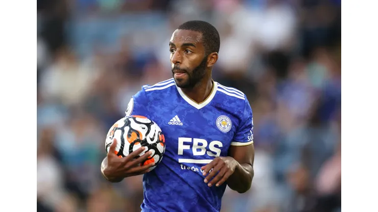 LEICESTER, ENGLAND - AUGUST 04: Ricardo Pereira of Leicester City during a Pre Season Friendly match between Leicester City and Villarreal CF at The King Power Stadium on August 04, 2021 in Leicester, England. (Photo by Alex Pantling/Getty Images)
