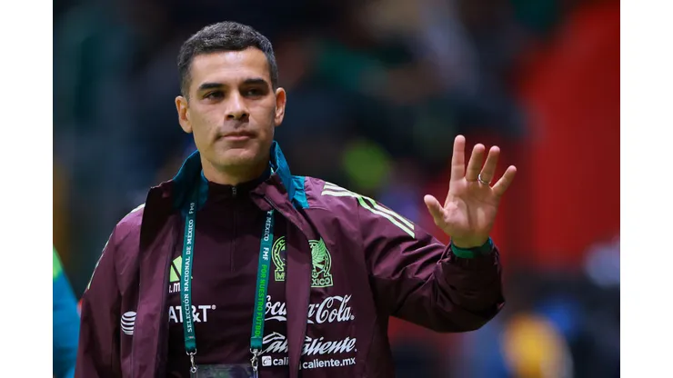 TOLUCA, MEXICO - NOVEMBER 19: Rafael Marquez, assistant coach of Mexico gestures during the CONCACAF Nations League match between Mexico and Honduras at Nemesio Diez Stadium on November 19, 2024 in Toluca, Mexico. (Photo by Hector Vivas/Getty Images)