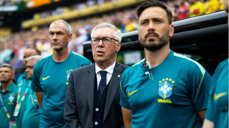 ESTADOS UNIDOS - NOVA YORK - 05/07/2026 - COPA DO MUNDO 2026, BRASIL X NORUEGA - Carlo Ancelotti tecnico do Brasil durante partida contra o Noruega no estadio MetLife Stadium pelo campeonato Copa Do Mundo 2026. Foto: Rodolfo Buhrer/AGIF
