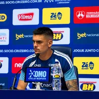 Gabriel Pec exalta estrutura e torcida do Cruzeiro