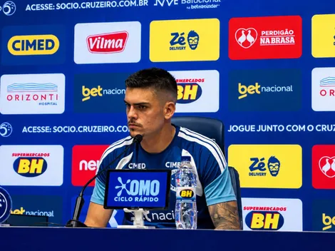 Gabriel Pec exalta estrutura e torcida do Cruzeiro