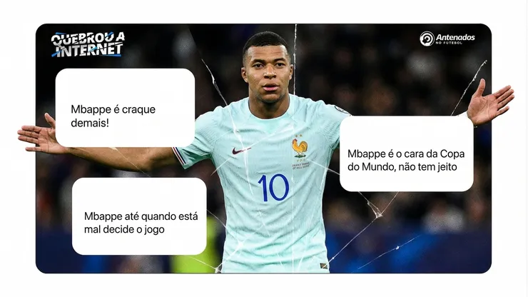 Mbappe dá a volta por cima em classificação da França e agita web: "ele decide"