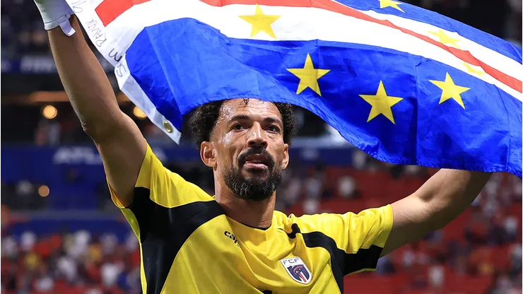 Vozinha #1 of Cabo Verde applaud fans after the 0-0 draw during the FIFA World Cup 2026 Group H match between Spain and Cabo Verde at Atlanta Stadium on June 15, 2026 in Atlanta, Georgia. (Photo by Buda Mendes/Getty Images)