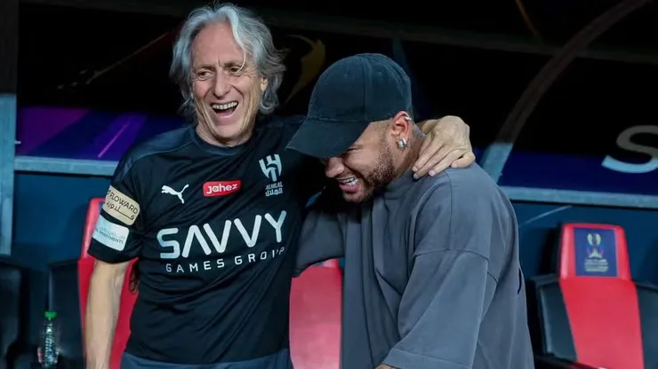 Jorge Jesus citou Neymar em entrevista. Foto: Divulgação / Al-Hilal.