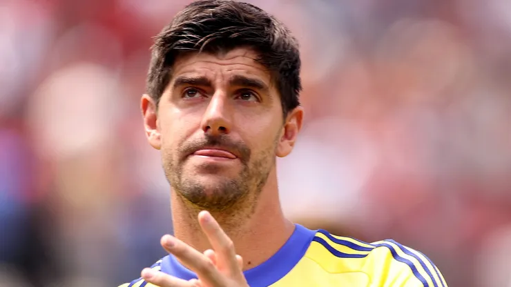 Courtois após a partida contra Espanha na Copa do Mundo de 2026.