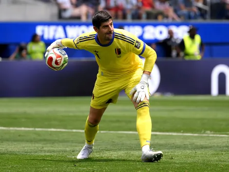 Courtois revela o motivo de ser substituído contra a Espanha
