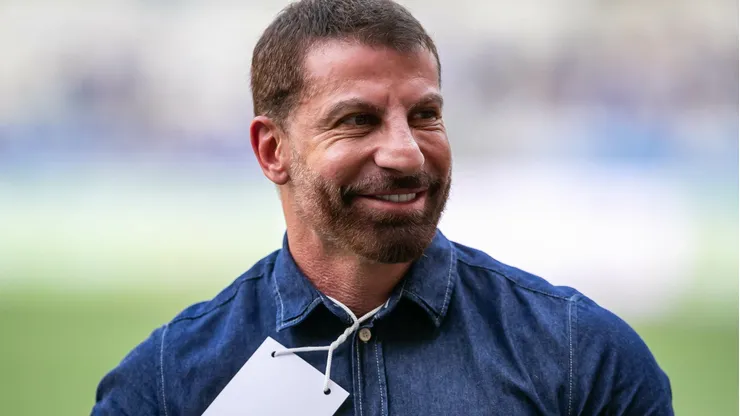 Pedrinho presidente do Vasco durante partida contra o Cruzeiro no estadio Mineirao pelo campeonato Brasileiro A 2024. Foto: Fernando Moreno/AGIF