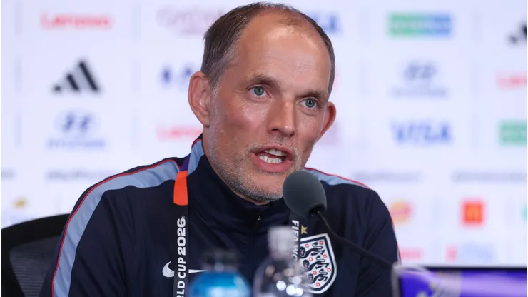 Thomas Tuchel durante entrevista coletiva na Copa do Mundo de 2026.