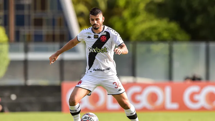 Ricardo Graça jogador do Vasco durante partida contra o Botafogo no estádio São Januário pelo campeonato Brasileiro B 2021. Foto: Thiago Ribeiro/AGIF