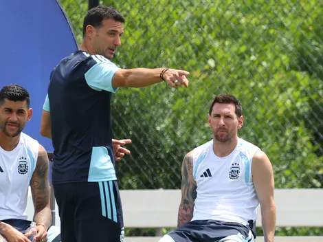 Scaloni banca Messi como cobrador de pênaltis da Argentina