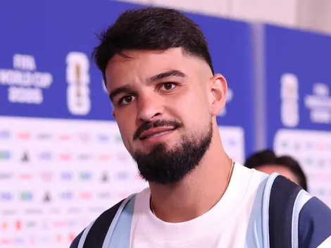 Flaco López celebra vaga da Argentina na semifinal