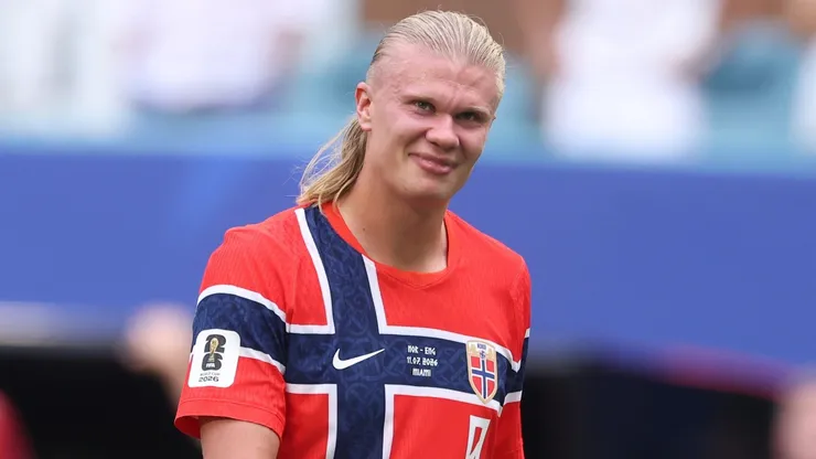 Haaland declara torcida pela Inglaterra na Copa do Mundo. Foto: Richard Pelham/Getty Images