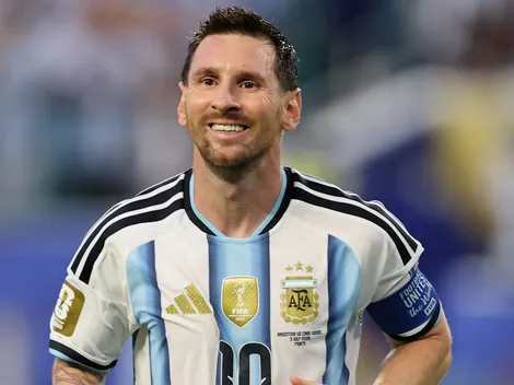 Messi celebra vaga da Argentina na semifinal