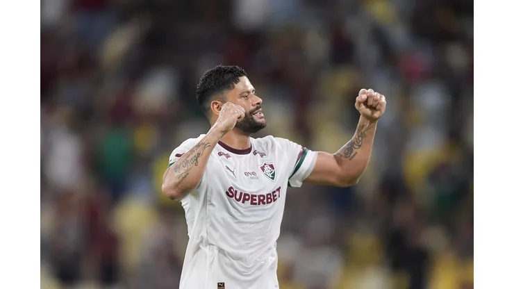 RJ - RIO DE JANEIRO - 12/07/2026 - AMISTOSO, FLUMINENSE X BAHIA - Hulk jogador do Fluminense comemora seu gol durante partida contra o Bahia no estadio Maracana pelo campeonato Amistoso. Foto: Thiago Ribeiro/AGIF