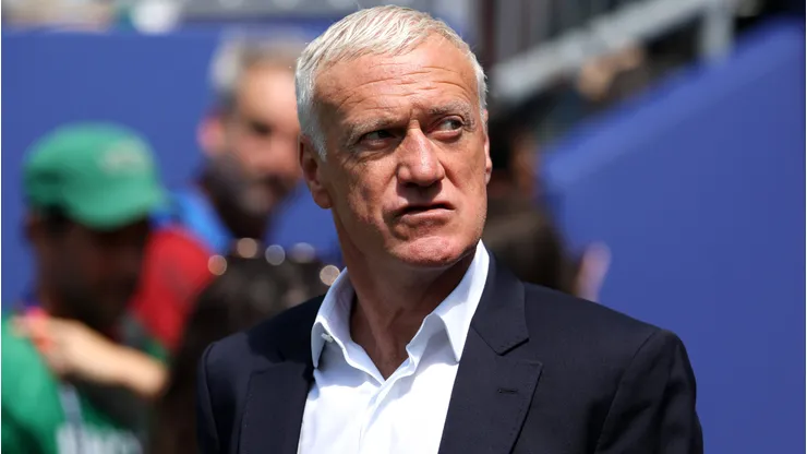 Deschamps durante confronto contra Marrocos na Copa do Mundo de 2026.