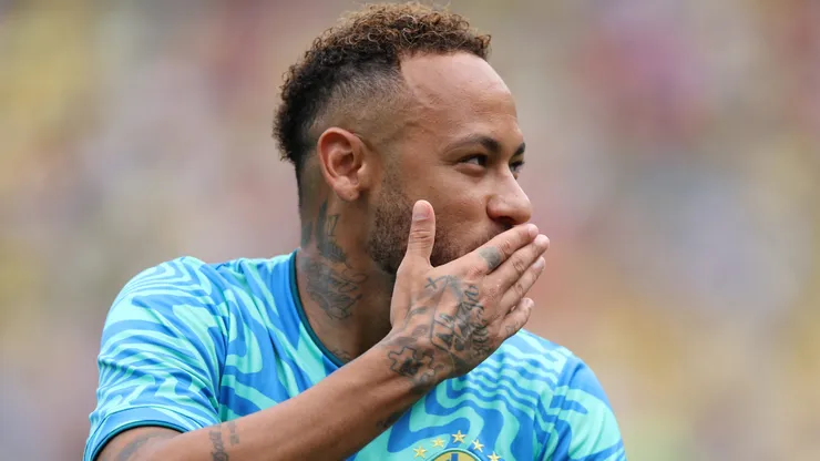Neymar antes da partida contra a Noruega na Copa do Mundo de 2026.