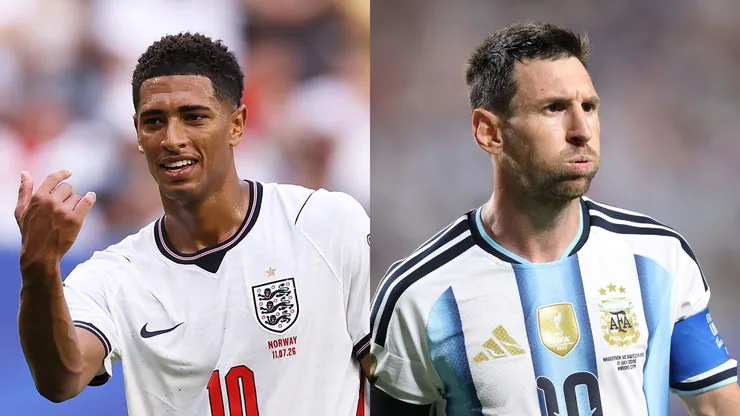 Inglaterra x Argentina terá segurança reforçada na Copa do Mundo. Fotos: Buda Mendes (E) e Carl Recine/Getty Images (D)