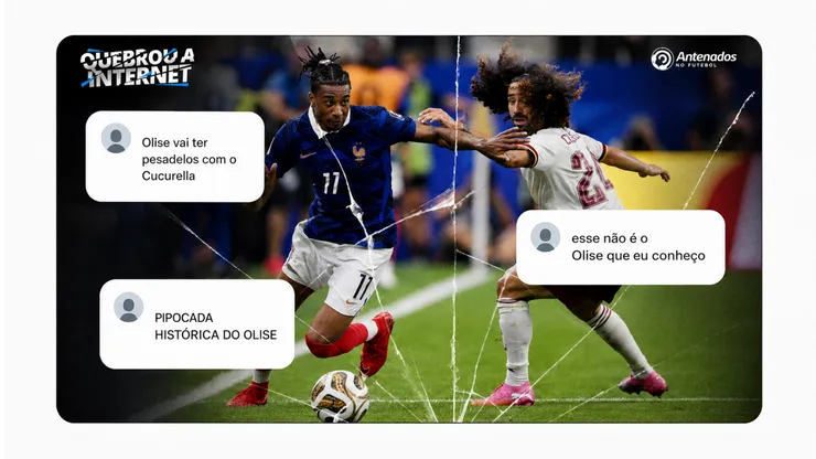 Atuação ruim de Olise quebra a internet. Foto: David Ramos/Getty Images