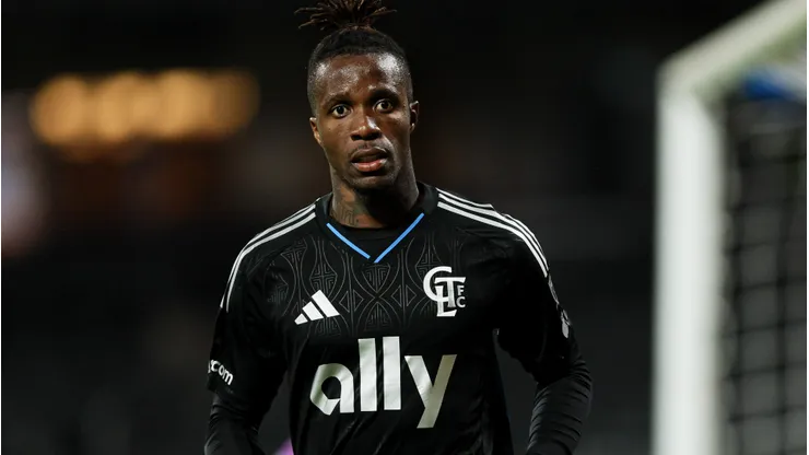 NEW YORK, NEW YORK - APRIL 18: Wilfried Zaha #10 of Charlotte FC looks on against New York City FC during the second half at Citi Field on April 18, 2026 in New York, New York. (Photo by Caean Couto/Getty Images)