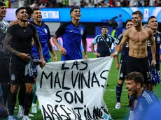 Argentina exibe mensagem proibida pela Fifa após classificação