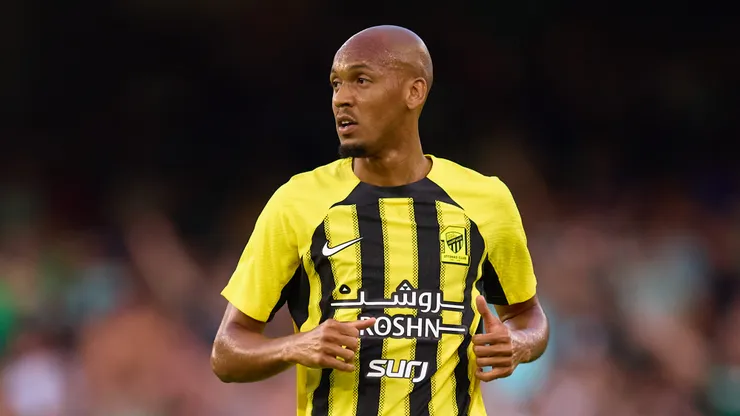 Fabinho Tavares of Al Ittihad looks on before a Pre-Season Friendly match between Real Betis and Al Ittihad at Estadio Benito Villamarin on August 03, 2024 in Seville, Spain.