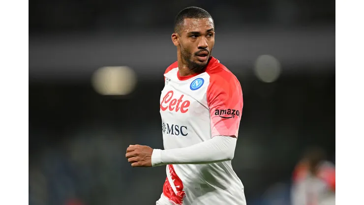 NAPLES, ITALY - JANUARY 17: Juan Jesus of SSC Napoli during the Coppa Italia match between SSC Napoli and US Cremonese at Stadio Diego Armando Maradona on January 17, 2023 in Naples, Italy. (Photo by Francesco Pecoraro/Getty Images)