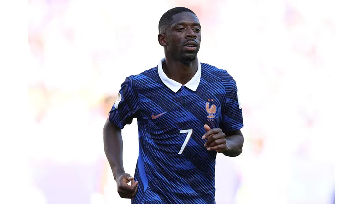 Dembélé, jogador da Seleção Francesa e do PSG