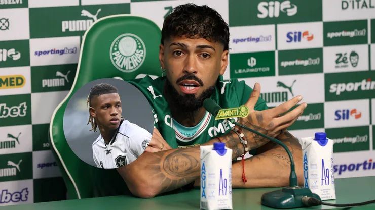 O jogador Alexander Barboza, da SE Palmeiras, é apresentado como mais novo atleta do clube/Danilo jogador do Botafogo durante partida contra o Atlético-MG (Imagem: Cesar Greco/Palmeiras/Gilson Lobo/AGIF)