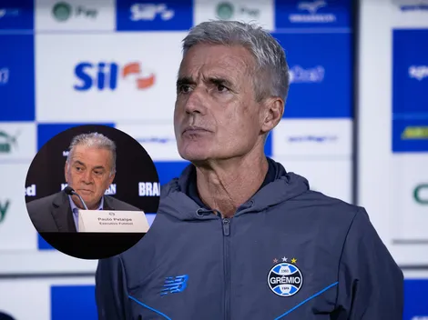 Pelaipe descarta demissão de Luís Castro após derrota do Grêmio