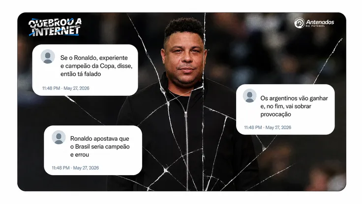 Ronaldo opina sobre final da Copa do Mundo de 2026.
