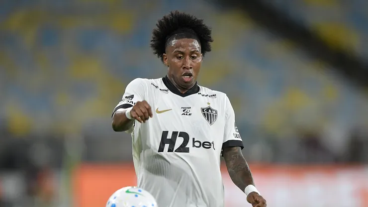 Preciado jogador do Atletico-MG durante partida contra o Fluminense no estadio Maracana pelo campeonato Brasileiro A 2026. Foto: Thiago Ribeiro/AGIF