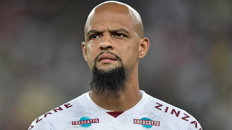 Felipe Melo durante confronto contra o Paysandu na Copa do Brasil de 2023.