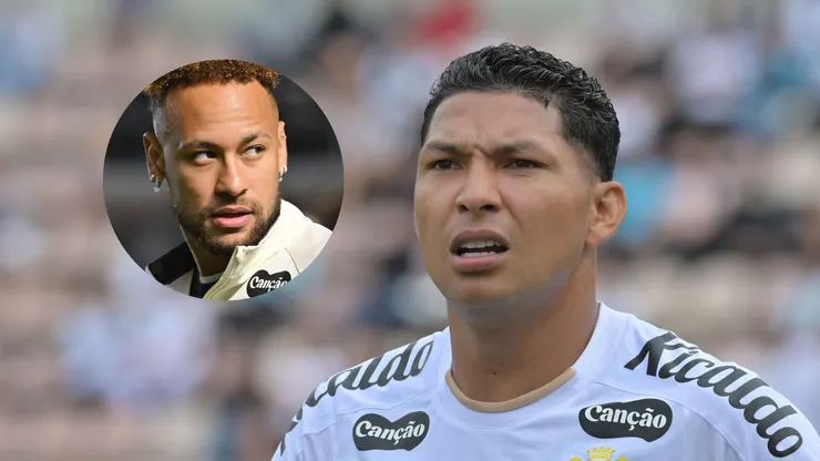 Rony comenta pressão de jogar ao lado de Neymar no Santos. Foto: Jota Erre/AGIF
