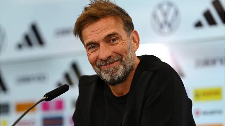 Klopp durante coletiva de apresentação na Seleção da Alemanha.
