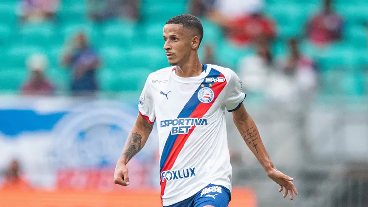BA - SALVADOR - 17/05/2026 - BRASILEIRO A 2026, BAHIA X GREMIO - Luciano Juba jogador do Bahia durante partida contra o Gremio no estadio Arena Fonte Nova pelo campeonato Brasileiro A 2026. Foto: Jhony Pinho/AGIF
