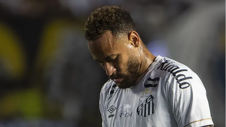 Neymar Jr jogador do Santos durante partida contra o Chapecoense no estadio Vila Belmiro pelo campeonato Brasileiro A 2026. Foto: Anderson Romao/AGIF