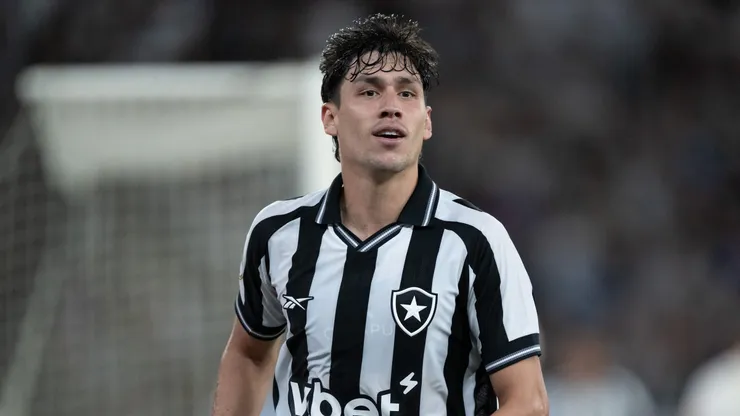 Ferraresi jogador do Botafogo comemora gol durante partida contra o Chapecoense no estadio Engenhao pelo campeonato Copa Do Brasil 2026. Foto: Jorge Rodrigues/AGIF